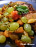 Lapin � l�orientale et aux raisins