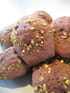 Madeleines au chocolat et aux �clats de pistache