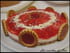 D�lice de mousses framboise et lemon curd sur palet
