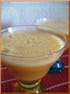 Smoothie orange, banane, fraise