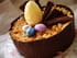 Entremets � la mousse au chocolat et aux palets bretons