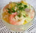 Salade de riz � l orange et aux crevettes