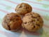 Muffins aux noisettes, tigr�s � la Pralinoise