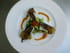 Filets de sardines, magret fum� chutney de passion