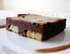 Carr�s fondants chocolat banane, sauce caramel