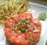 Tartare de saumon comme un sashimi