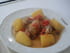 Saut� de lapin � la tomate