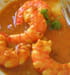Gambas � l orange, vodka et safran