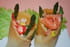 Croustillants de saumon fum� ou de crabe