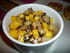 Wok mangues et aubergines
