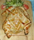 Poulet farci en cro�te