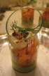 Verrine de saumon au guacamole