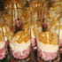 Verrine jambon, Vache qui rit, �clat de cacahu�tes