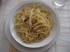 Spaghetti aglio, olio, peperoncino (ail, huile, piments)