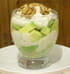 Verrine d avocat au roquefort et aux noix