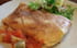Cr�pe gratin�e � la tomate et aux artichauts