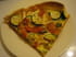 Tarte courgette, ch�vre, tomate