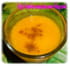 Velout� coco, carottes et lentilles corail