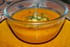 Soupe de carottes, de tomates et de pois chiches � l orientale