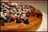 Fondant aux speculoos, tofu et fruits rouges