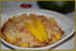 Crumble � la mangue aux �pices et noix de coco