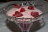 Mousse aux framboises et aux perles du Japon