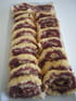 Biscuit roul� � la confiture