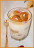 Panna cotta � la banane caram�lis�e et au rhum