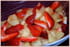 Salade de pommes et fraises � la cannelle