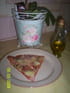 Pizza lardons, bacon et poivrons
