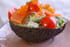 Avocat au saumon fum� et aux oeufs de saumon