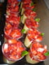 Entremet vanille/fraises fra�ches