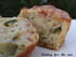 Muffins courgettes, jambon et cumin