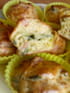 Muffins poireaux, jambon et emmental