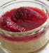 Flans aux amandes et gel�e d oranges sanguines