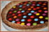 Tarte chocolat�e aux Smarties
