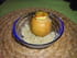 Pommes r�ties au riz au lait