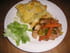 Poulet aux l�gumes color�s