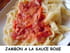 Jambon � la sauce rose