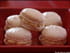 Macarons bio vanille, cr�me au beurre banane vanill�e