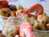 Verrines de crevettes aux bananes