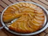 Quatre-quarts aux p�ches caram�lis�es