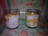 Verrines mangue, yaourt, biscuit rose de Reims