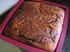 Grand g�teau marbr� au chocolat