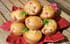 Muffins aux fraises et � la menthe