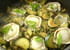Po�l�e de courgettes au ch�vre et � la menthe