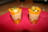 Verrine de p�che sur sa mousse de thon