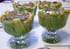 Charlottines de mousse menthe-chocolat