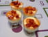Verrine de cr�me � l orange fraisy ananas