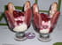 Petites charlottes aux cerises et cr�me de mascarpone